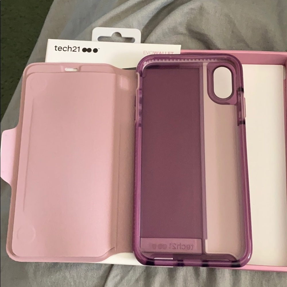 Tech 21 iPhone XS Max evo wallet case Never use